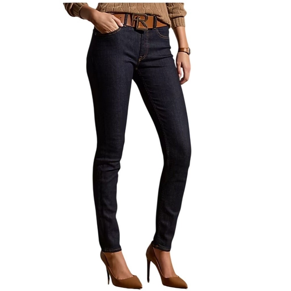 Ralph Lauren Collection Purple Label 400 Straight Fit Denim Jeans 30x27 Italy Nw